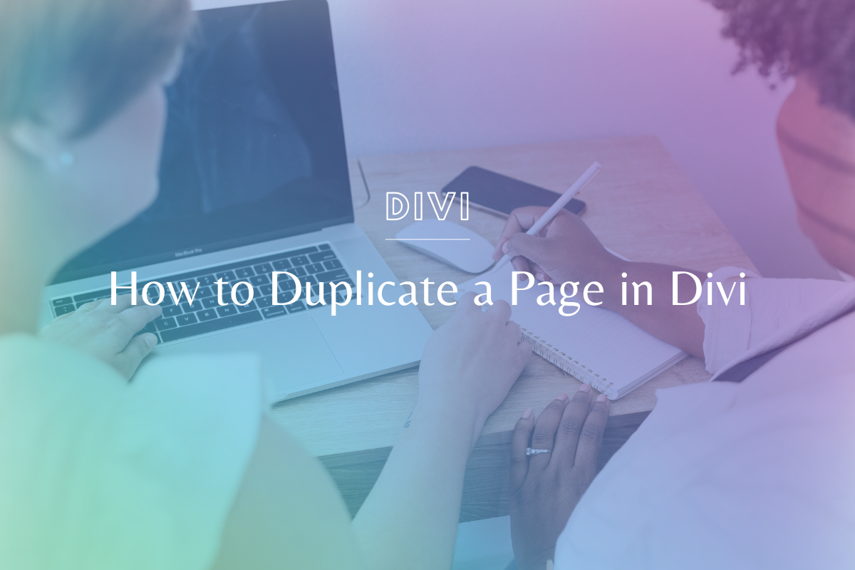 Love a page on your website & want to make an exact copy? Learn how to duplicate a page in Divi - easy peasy! @hellosammunoz www.makingwebsitemagic.com