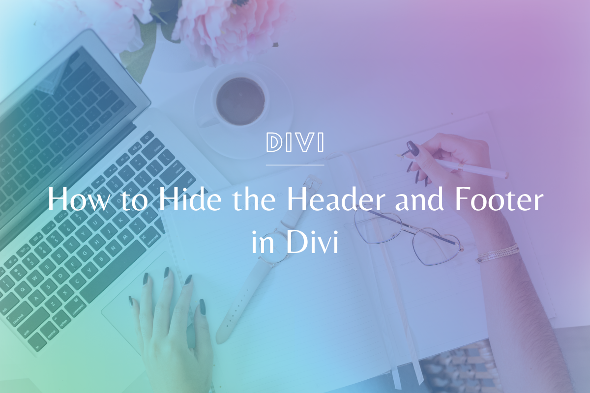 Learn how to easily hide the header and footer in Divi with absolutely no coding required. @hellosammunoz www.makingwebsitemagic.com