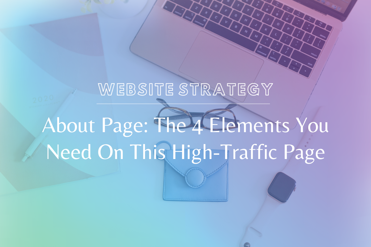 Your about page is one of the most visited pages on your website! Include these 4 elements for the perfect about page. @hellosammunoz www.makingwebsitemagic.com